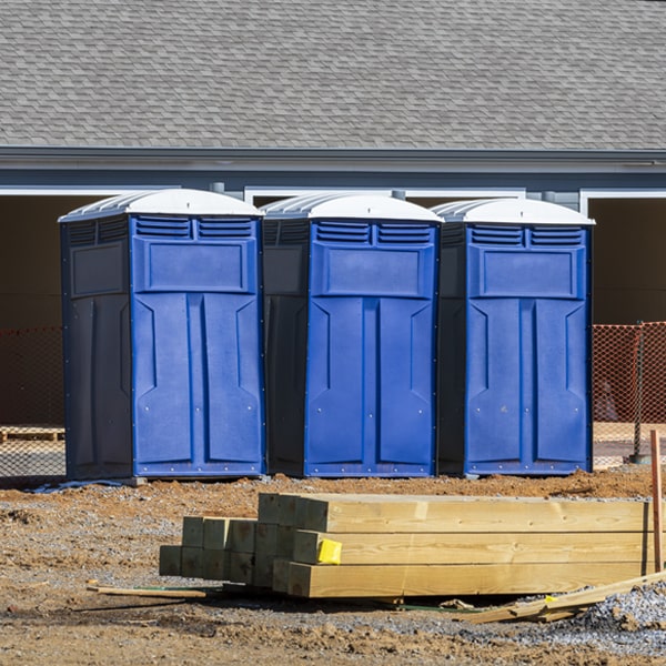 what is the maximum capacity for a single porta potty in Cle Elum